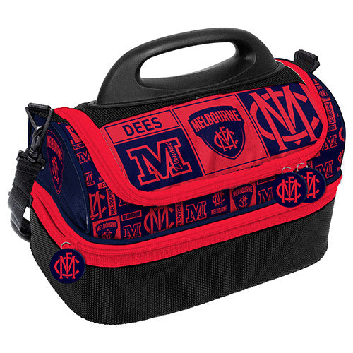 AFL Melbourne Demons Print Dome Cooler Bag - Insulated Lunch Box - Work, School