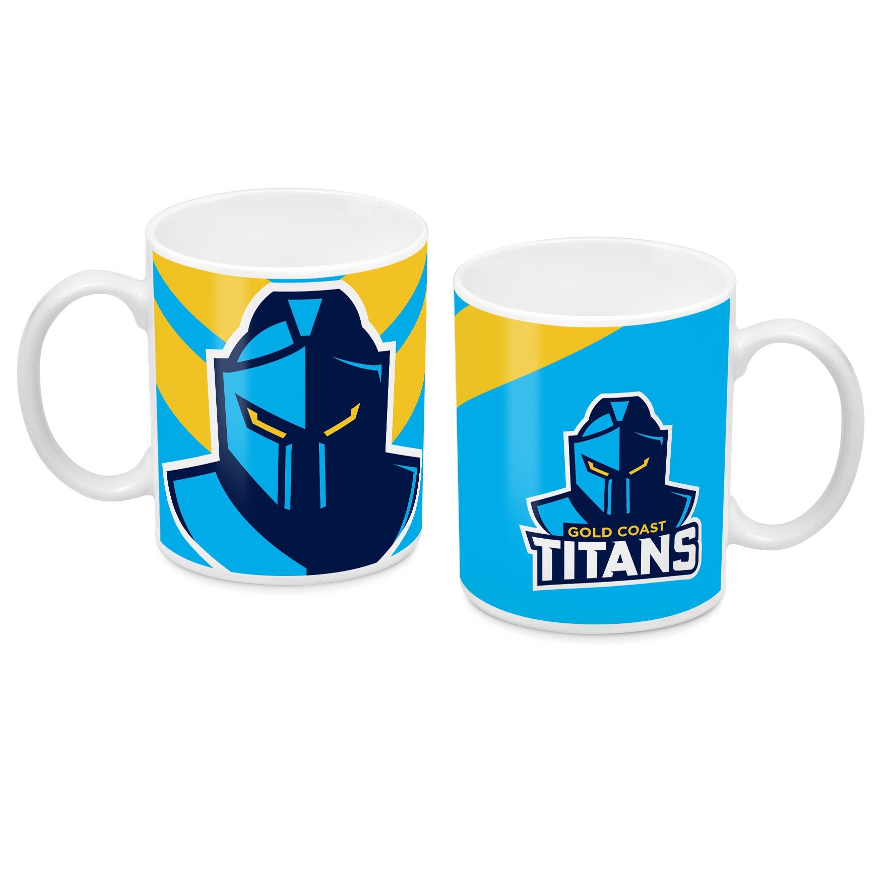 NRL Gold Coast Titans Ceramic Coffee Cup Mug - New Logo