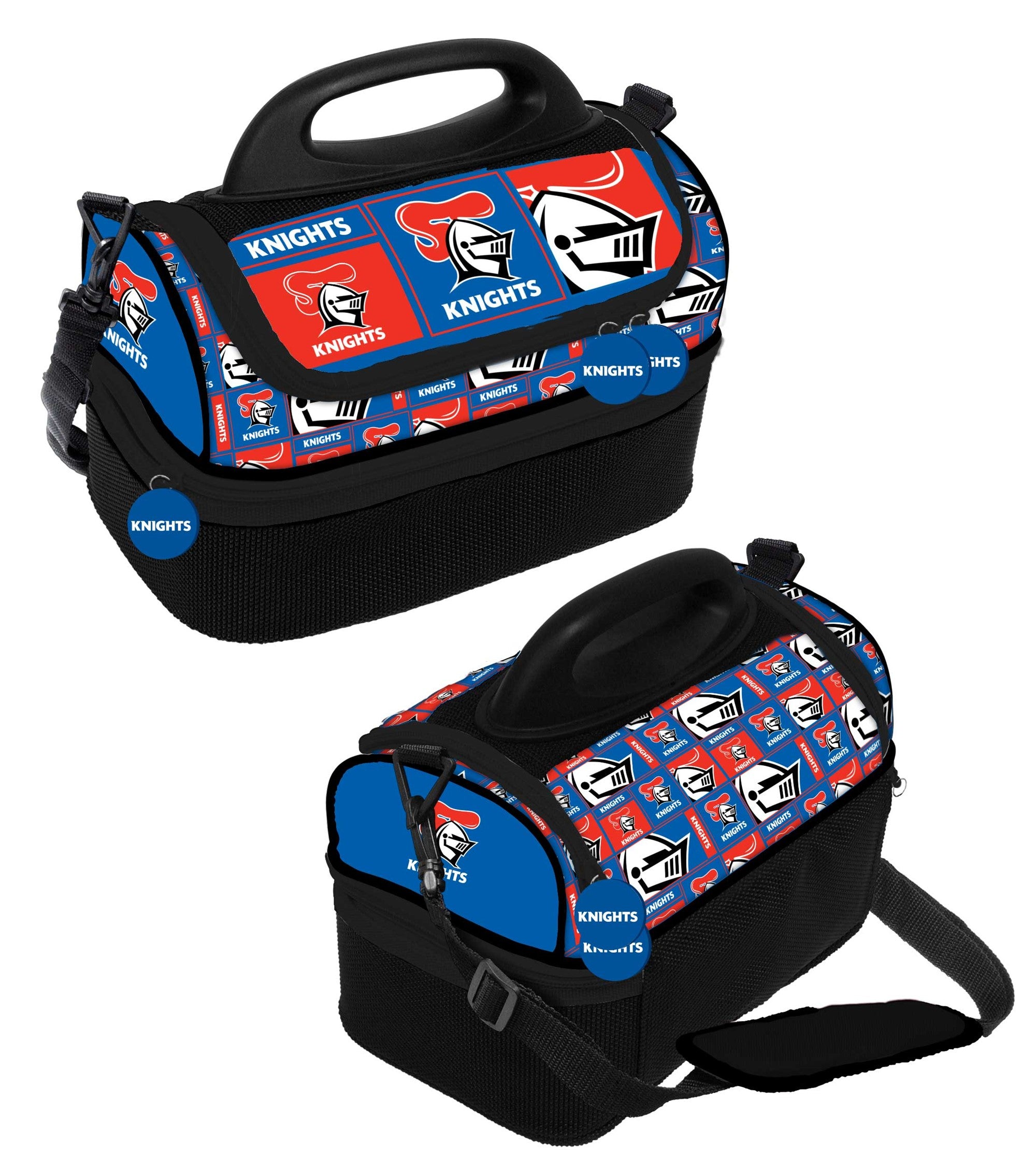 NRL Newcastle Knights Print Dome Cooler Bag - Insulated Lunch Box - Work, School