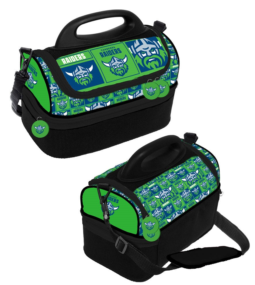 NRL Canberra Raiders Print Dome Cooler Bag - Insulated Lunch Box - Work, School