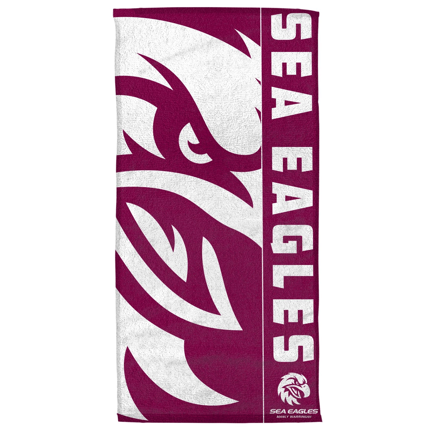 NRL Manly Sea Eagles Beach Towel -150x75cm (Gym, Swimming, Shower, Bath) Gift idea