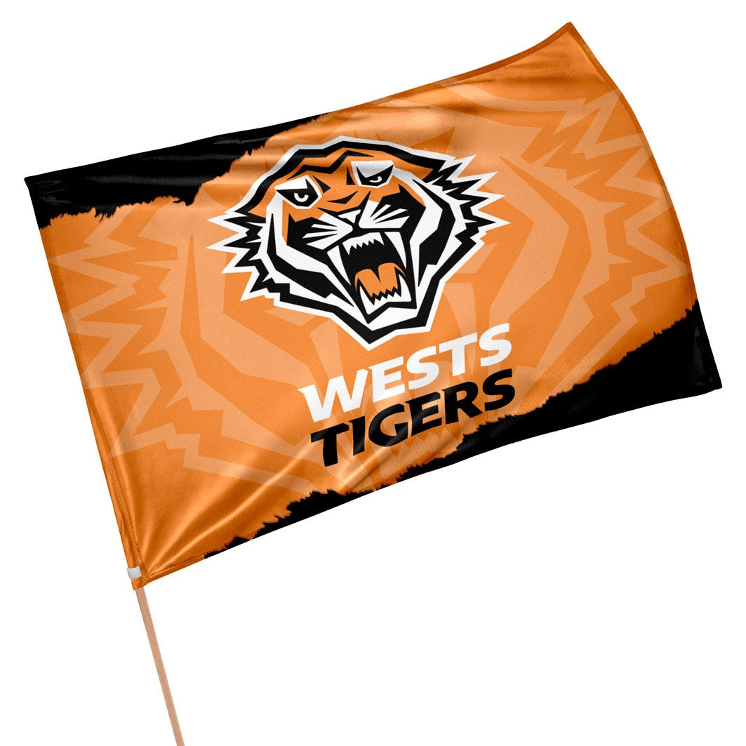 NRL Wests Tigers - Game Day Flag - 90cm x 60cm