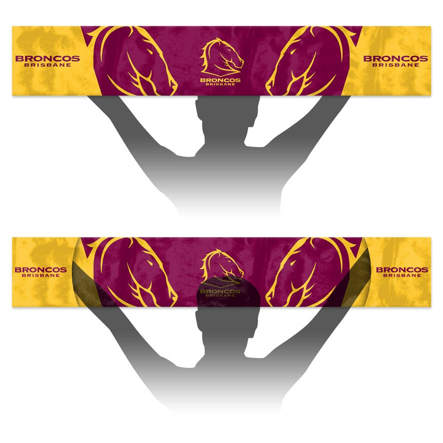 NRL Brisbane Broncos - Banner Flag - 133cm x 20cm