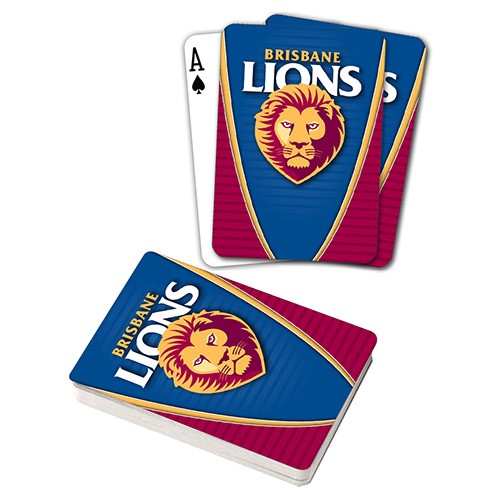 AFL Brisbane Lions Playing Cards - Full Deck of Cards