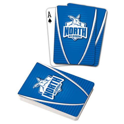 AFL North Melbourne Kangaroos Playing Cards - Full Deck of Cards