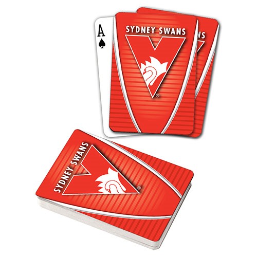 AFL Sydney Swans Playing Cards - Full Deck of Cards