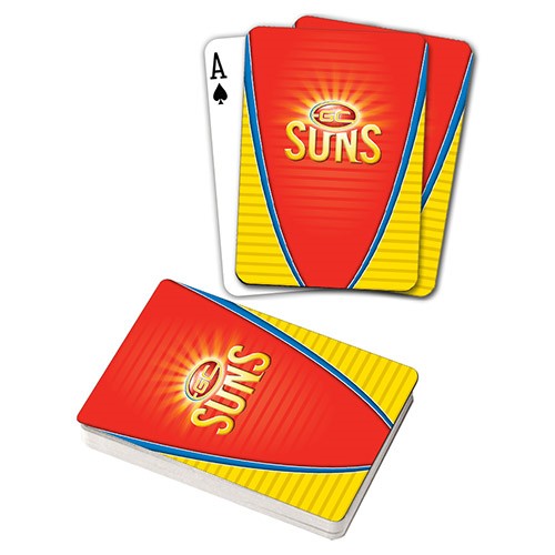 AFL Gold Coast Suns Playing Cards - Full Deck of Cards