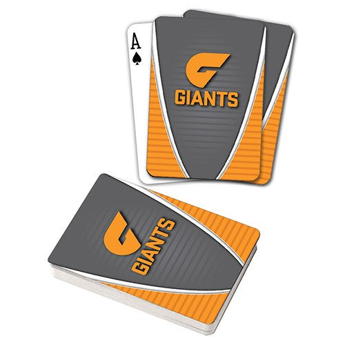 AFL Greater Western Sydney (GWS) Giants Playing Cards - Full Deck of Cards