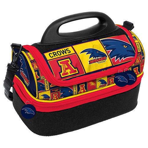 AFL Adelaide Crows Print Dome Cooler Bag - Insulated Lunch Box - Work, School