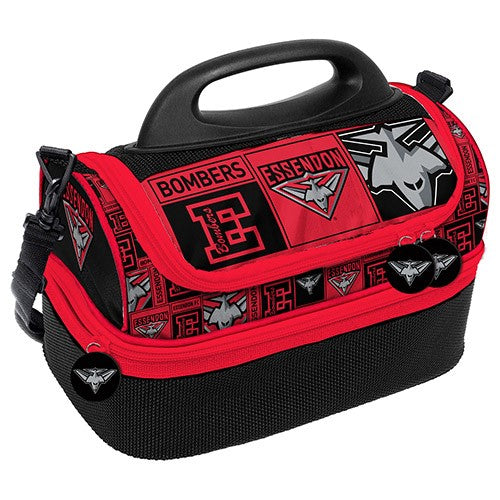 AFL Essendon Bombers Print Dome Cooler Bag - Insulated Lunch Box-Work, School