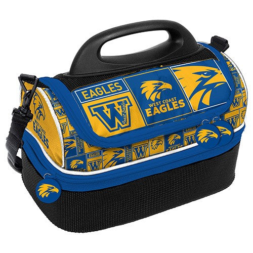 AFL West Coast Eagles Print Dome Cooler Bag - Insulated Lunch Box - Work, School