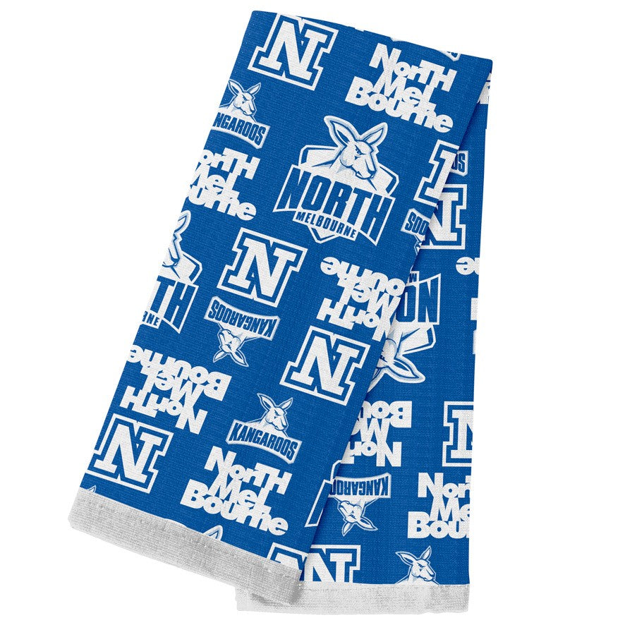 AFL North Melbourne Kangaroos Tea Towel - 40cm x 60cm