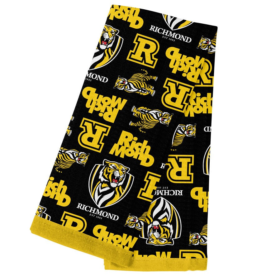 AFL Richmond Tigers Tea Towel - 40cm x 60cm