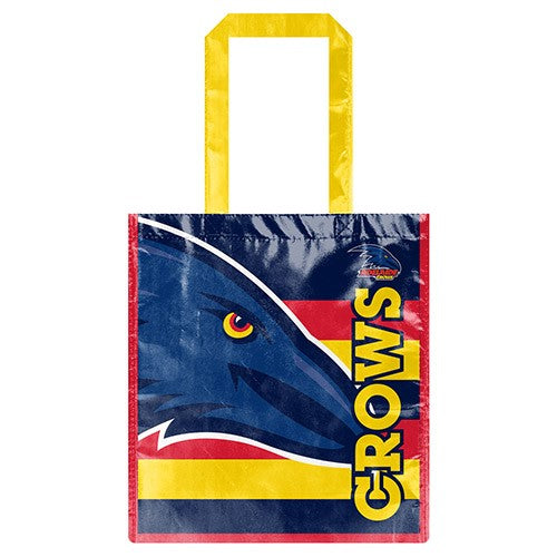 AFL Adelaide Crows Laminated Bag Shopping Gift - Reusable High Quality