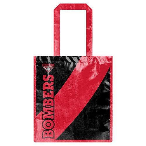 AFL Essendon Bombers Laminated Bag Shopping Gift - Reusable High Quality