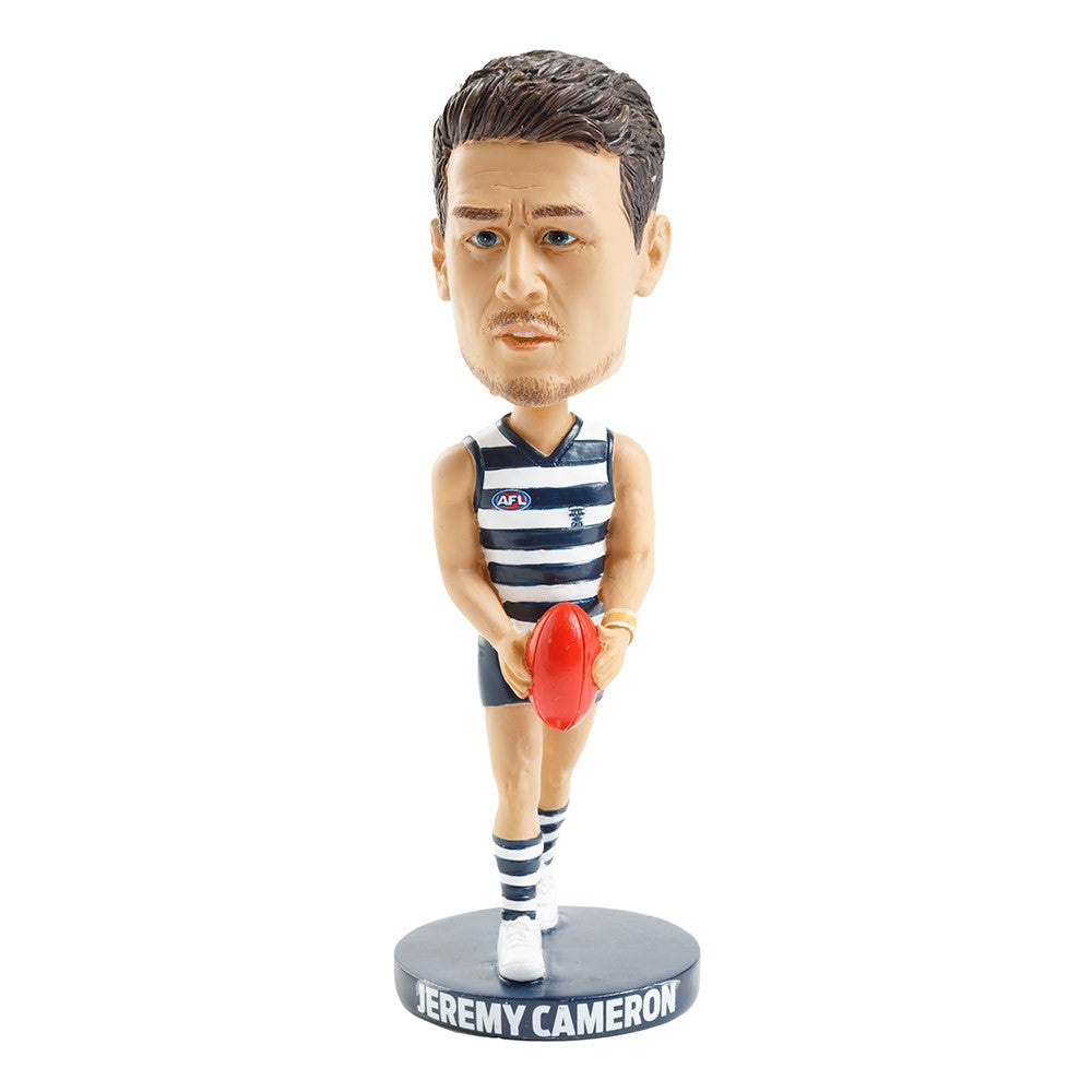 AFL Geelong Cats JEREMY CAMERON Bobblehead Collectable 18cm tall Statue Gift