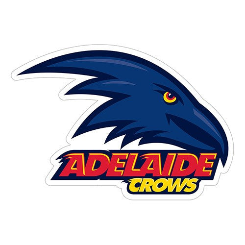 Official AFL Sticker Adelaide Crows Logo 14cm(H) x 20cm(W) - Tracked Delivery