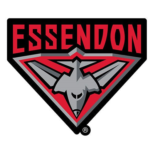 Official AFL Sticker Essendon Bombers Logo 16cm(H) x 19cm(W) - Tracked Delivery