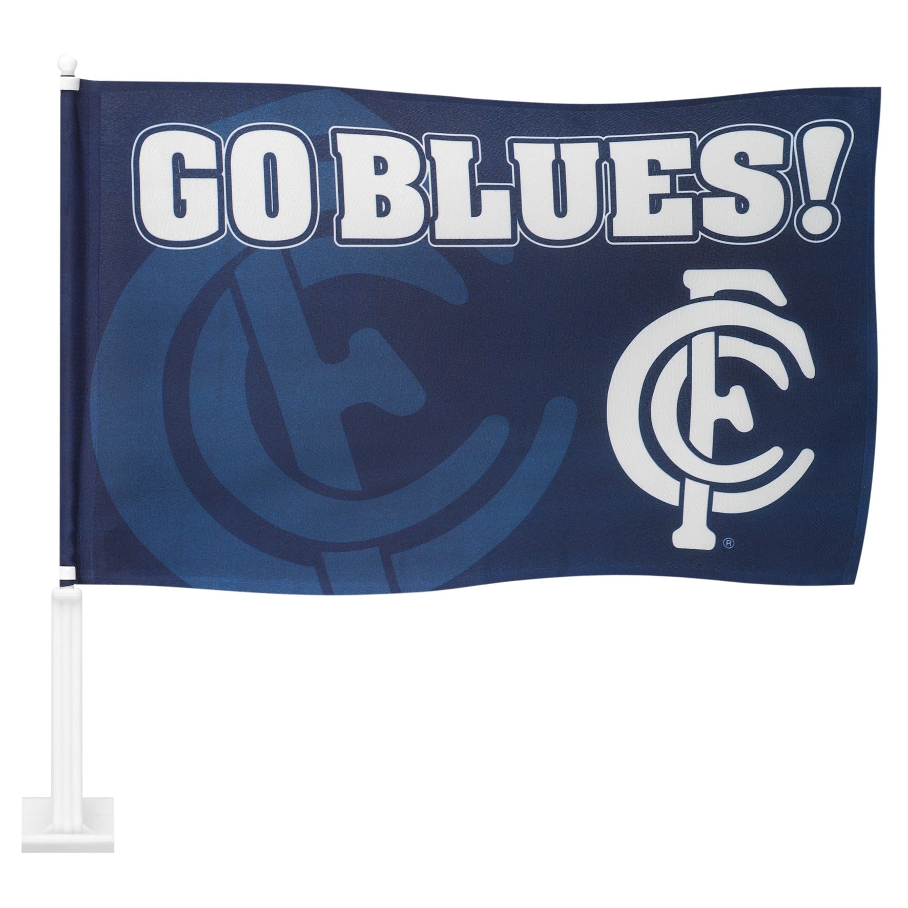 AFL Carlton Blues - Car Flag - 49cm x 30cm