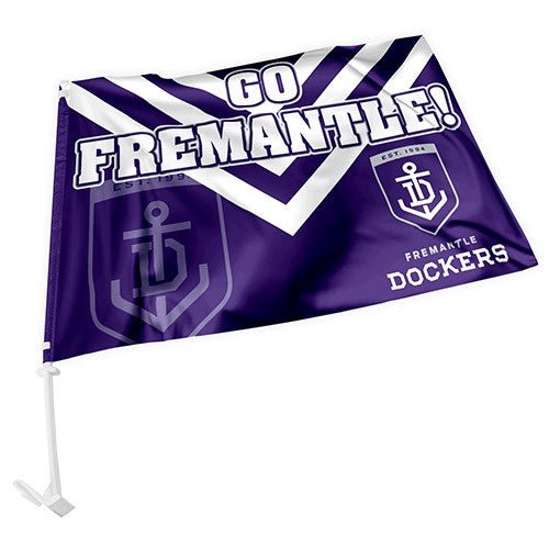 AFL Fremantle Dockers - Car Flag - 49cm x 30cm