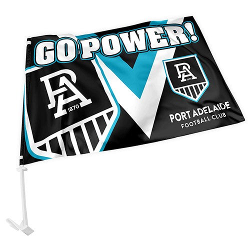 AFL Port Adelaide Power - Car Flag - 49cm x 30cm