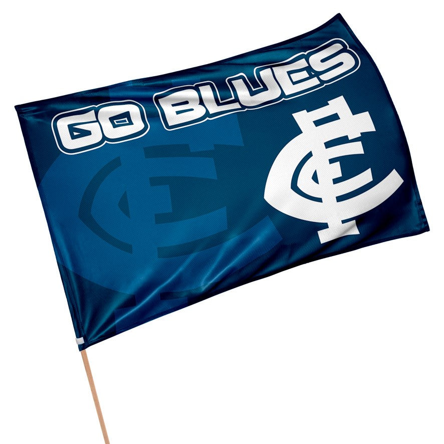 AFL Carlton Blues - Game Day Flag - 90cm x 60cm