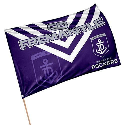 AFL Fremantle Dockers - Game Day Flag - 90cm x 60cm