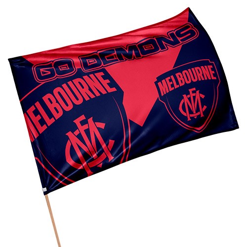 AFL Melbourne Demons - Game Day Flag - 90cm x 60cm