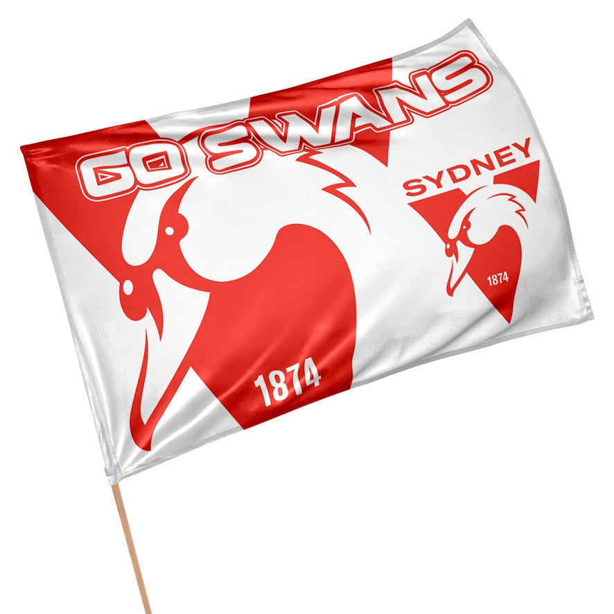 AFL Sydney Swans - Game Day Flag - 90cm x 60cm