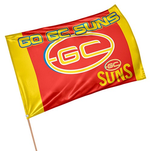 AFL Gold Coast Suns - Game Day Flag - 90cm x 60cm