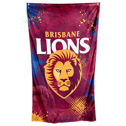 AFL Brisbane Lions Cape/Wall Flag - 90cm x 150cm