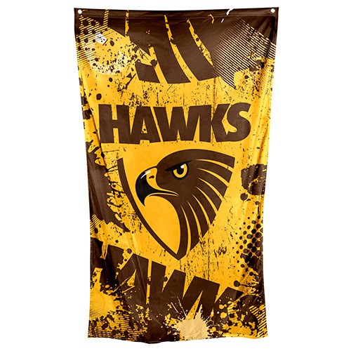 AFL Hawthorn Hawks Cape/Wall Flag - 90cm x 150cm