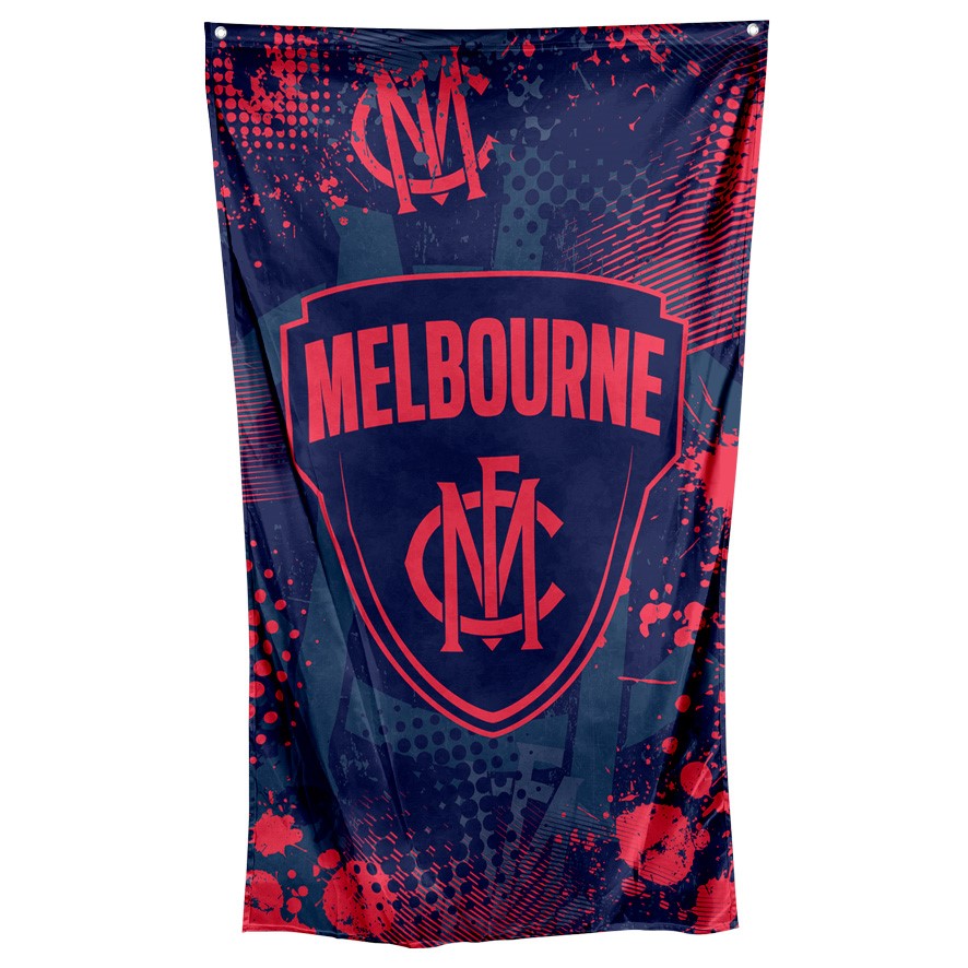 AFL Melbourne Demons Cape/Wall Flag - 90cm x 150cm