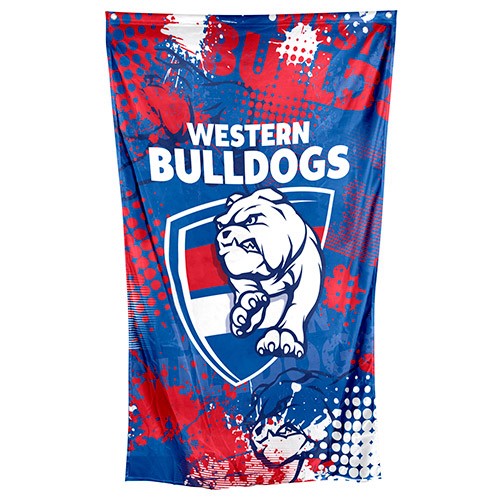 AFL Western Bulldogs Cape/Wall Flag - 90cm x 150cm