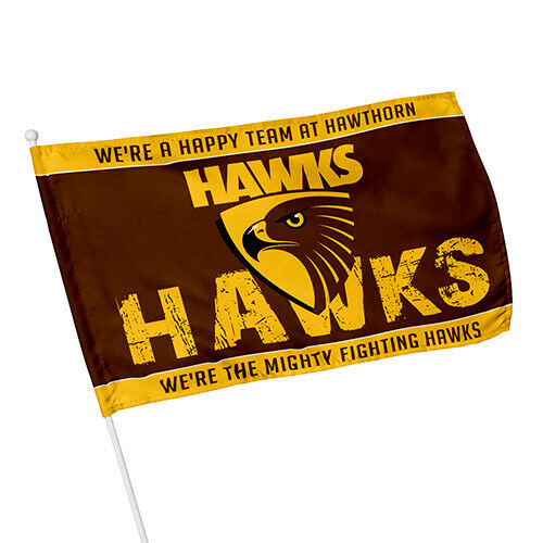 AFL Hawthorn Hawks - Kids Flag - 48cm x 30cm