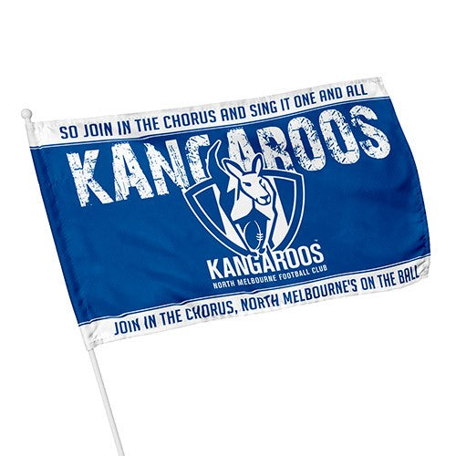 AFL North Melbourne Kangaroos - Kids Flag - 48cm x 30cm