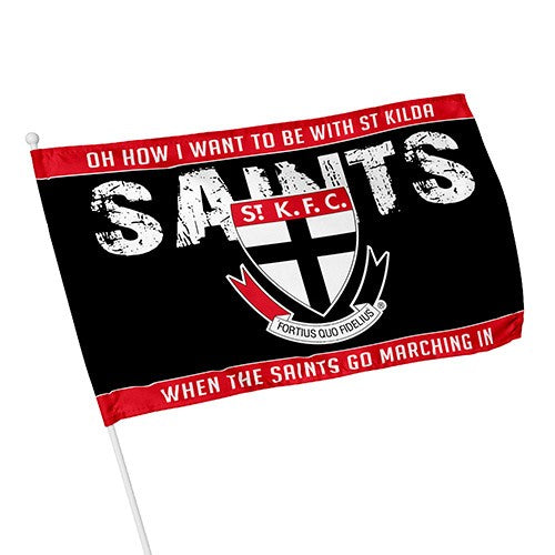 AFL St Kilda Saints - Kids Flag - 48cm x 30cm