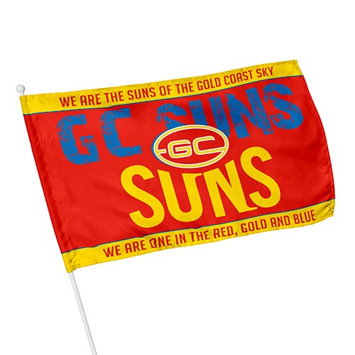 AFL Gold Coast Suns - Kids Flag - 48cm x 30cm