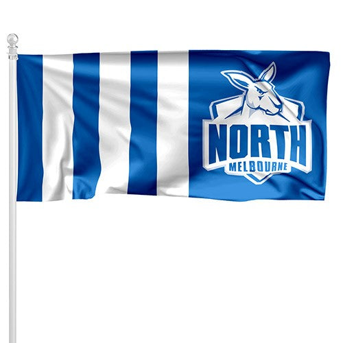 AFL North Melbourne Kangaroos - Large Flag Pole Style - 180cm x 90cm (Pole not included)