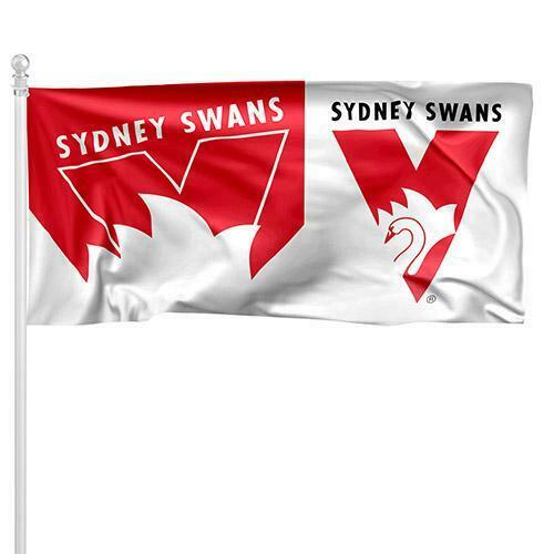 AFL Sydney Swans - Large Flag Pole Style - 180cm x 90cm (Pole not included)