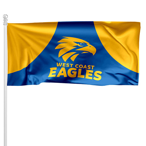 AFL West Coast Eagles - Large Flag Pole Style - 180cm x 90cm (Pole not included)