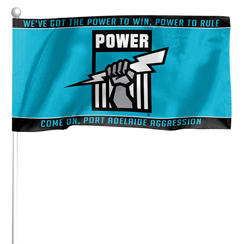 AFL Port Adelaide Power - Set of 2 Mini Flags - 24.5cm x 12.4cm