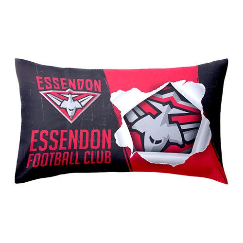 AFL Essendon Bombers - Single Pillow case - 73cm x 48cm