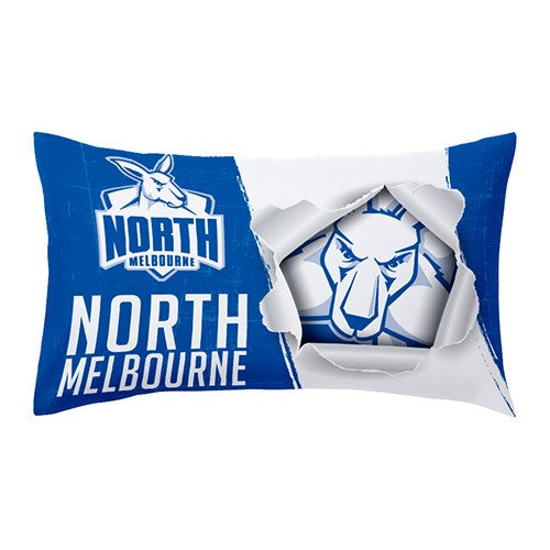 AFL North Melbourne Kangaroos - Single Pillow case - 73cm x 48cm