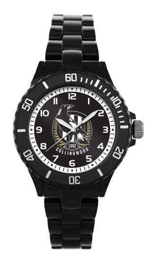 AFL Collingwood Magpies Youth / Kids Watch - Star Series -Complete with Gift Box