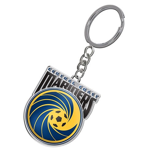 A-League Central Coast Mariners Enamel Logo Keyring - Very High Quality