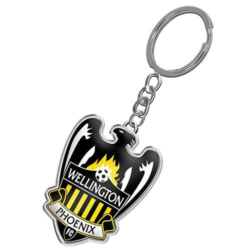 A-League Wellington Phoenix Enamel Logo Keyring - Very High Quality