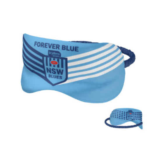 NRL NSW Blues Origin Sleep Mask - Double Sided - Official NRL Product - GIFT