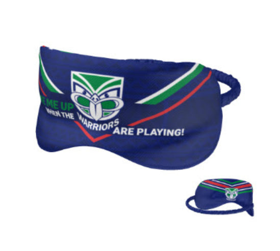 NRL New Zealand Warriors Sleep Mask - Double Sided - Official NRL Product - GIFT