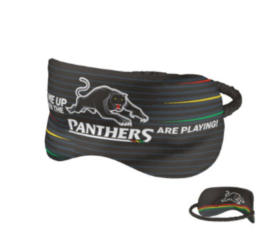 NRL Penrith Panthers Sleep Mask - Double Sided - Official NRL Product - GIFT